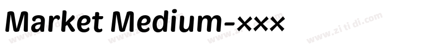 Market Medium字体转换